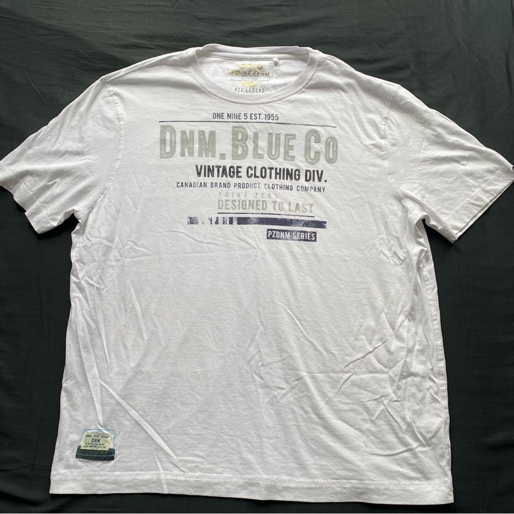 Point Zero White Short-Sleeve Graphic Tee